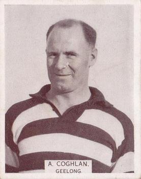 1933 Wills's Victorian Footballers (Large) #184 Arthur Coghlan Front